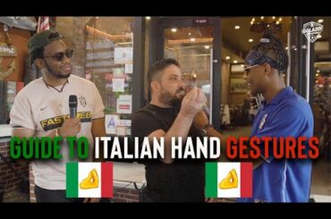 The Definitive Guide to Italian Hand Gestures Meaning | Serie A on CBS
