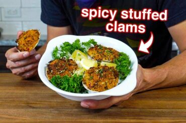 TRY THESE spicy STUFFED CLAMS before summer ends