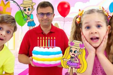 Diana and Roma Best Birthday Party! Magical Cartoon Compilation