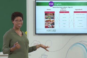 The restaurant vocabulary; How to order and ask for the bill.