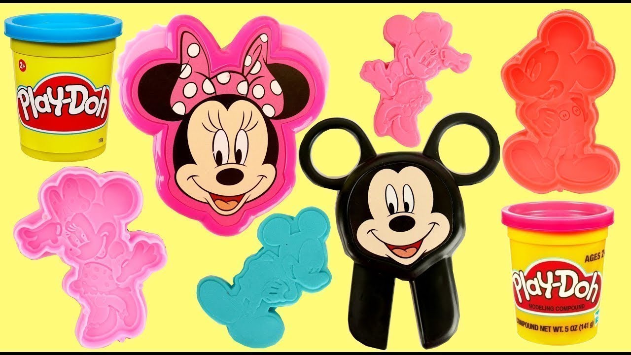Minnie and Mickey Mouse Play-Doh Set Unboxing Minnie and Mickey Mouse Play-Doh Set Unboxing