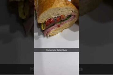 Italian sub homemade