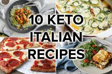 10 Keto Italian Food Recipes [Pasta, Pizza, and Dessert]