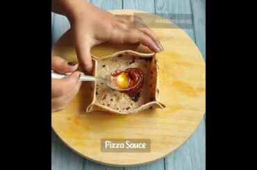 Cheesy Pizza Roti || #viral#short#food