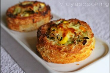 Mixed Vegetable Bread Canapes