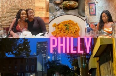 Thursday night in Philly with visiting friends | cute BYOD Italian restaurant | vlog