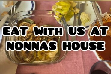 EATING A NONNAS HOUSE // make an antipasto and eat with us #calabria #calabrialiving #livinginitaly