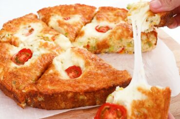 No knead !! This is the Easiest and Healthiest bread I‘ve ever eaten!! Vegetables cheese bread