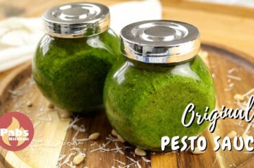 Original Pesto Sauce Recipe [ #italianCuisine ] - Pabs Kitchen