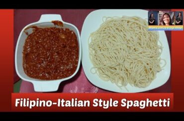 How to cook: Filipino-Italian Style Spaghetti