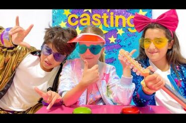 Nastya gathers friends for a super rock band