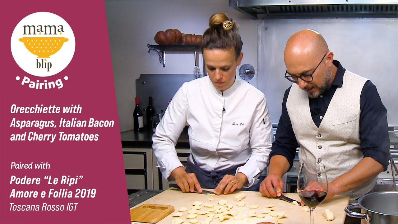 15 Minute Italian Dinner Recipe | Orecchiette with Asparagus paired with Podere Le Ripi 15 Minute Italian Dinner Recipe | Orecchiette with Asparagus paired with Podere Le Ripi