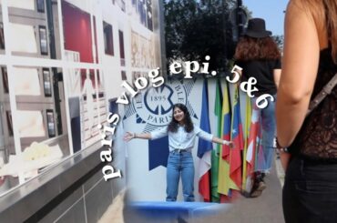 PARIS VLOG epi. 5&6: Le Cordon Blue TOUR!, shopping, Italian food, ice cream...