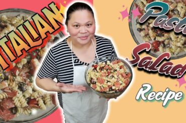 Italian Pasta Salad Recipe | Easy to make