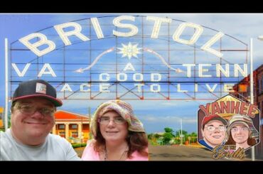 Bristol Tennessee & Virginia Walking Downtown Birth Place Of Country Music Angry Italian Restaurant