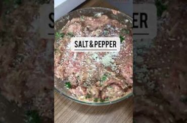 Healthy Cooking - Italian Meatballs #shorts #shortcookingvideos