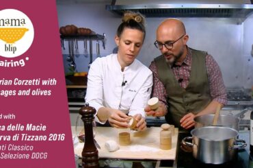 15 Minute Italian Dinner Recipe | Ligurian Corzetti Sausages paired with Rocca delle Macie