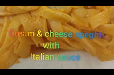 Spaghetti  with the Best  Italian Sauce & Cream Cheese | Tasty food recipe | By Mona'skitchen.