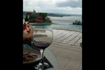 Italian restaurant on top of a hill with a view