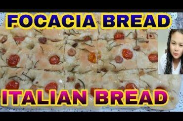 #COOKING #BAKING                                     #ITALIAN  FOCACIA   BREAD ( ITALIAN BREAD )