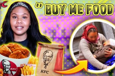 HALF FILIPINA BUYING KFC FOOD FOR HOMELESS MOTHER AND SON IN ITALY | BUHAY SA ITALY