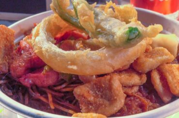 The Asian Food Stalls of London. Street Food of Camden Town