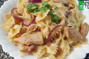 Onion and Tuna Pasta Quick  and Authentic Italian recipe|Italian Pasta|pasta recipe by Desi Italian