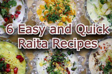 6 Types Of Raita | Italian Raita | Mix Fruit Raita | Mustard Sev Raita | Nisha's Cooking Point