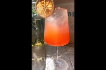 campari white wine spritzer cocktail