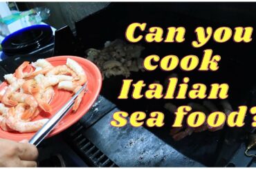How To Cook Sea Food Italian Style! -Home Restaurant In Siderno, Calabria!