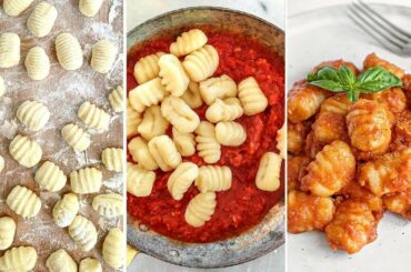 HOMEMADE GNOCCHI w. the best vegan tempeh bolognese.