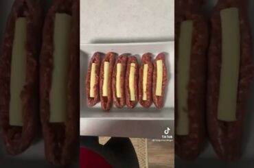 Italian Style Super Simple Stuffed Sausages Keto-Friendly Too... #shorts