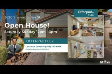 Open House - 3620 Shanagolden St, Las Vegas, NV 89129 - August 28th & 29th 12pm - 3pm