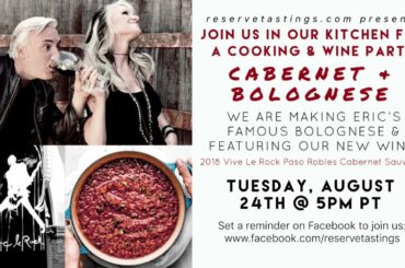 Join Us For A Cooking, Wine & Music Party