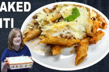 BEST BAKED ZITI RECIPE | An Italian Baked PASTA CASSEROLE Recipe