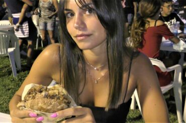 Italy Street Food Summer Festival. Burgers, Grilled Meat, Pulled Pork, Fried Fish, Sweets and more