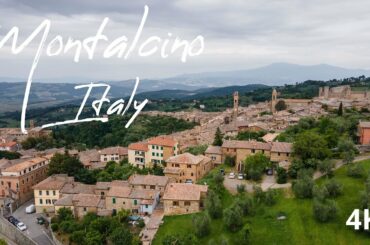 [4K] Scenic Italy: Montalcino in Tuscany Drone Film