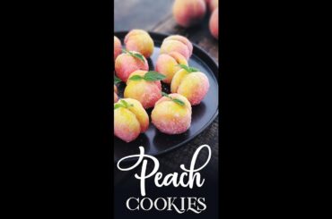 Check out these delicious peach cookies #shorts #cookies