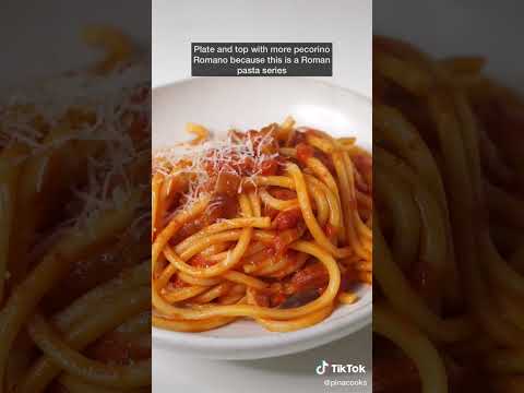 AMATRICIANA Day 2 of the Roman pasta series! #italianfood #amatriciana AMATRICIANA Day 2 of the Roman pasta series! #italianfood #amatriciana