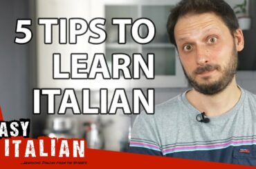 5 Tips to Learn Italian From Home | Easy Italian 91