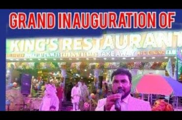 King's Restaurants Mehdipatnam Hyderabad, Grand Inauguration Telangana Home Minister Mahmood Ali,
