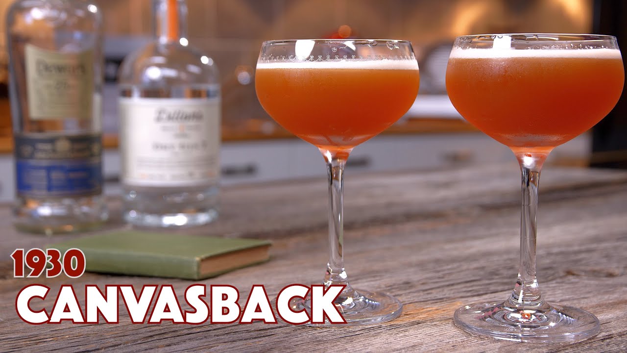 1930 Canvasback Whisky Cocktail – Cocktails After Dark – Glen And Friends Cooking 1930 Canvasback Whisky Cocktail - Cocktails After Dark - Glen And Friends Cooking