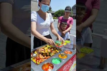 Taiwanese Street Food Liuhe Tourist Night Market #shorts EP88