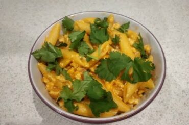 # Todays kitchen recipe #creamy egg scrambled pasta #Italian style