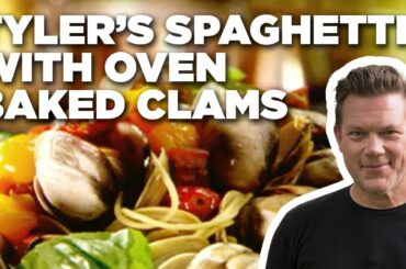 Tyler Florence's Spaghetti with Oven Baked Clams | Tyler's Ultimate | Food Network