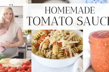 How to Make Tomato Sauce with Fresh Tomatoes | Family 50-year old recipe!