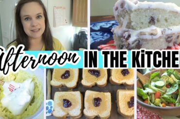 HOMEMADE ITALIAN CREAM CAKE & MORE! | AFTERNOON IN THE KITCHEN