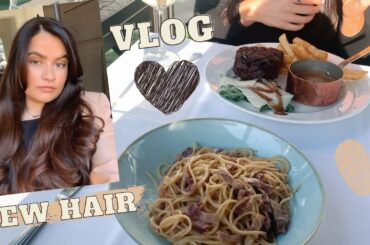 NEW HAIR | VLOG ASOS HAUL, ITALIAN FOOD & GETTING TIPSY