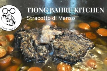 Stracotto di Manzo (Italian Pot Roast / Braised Beef) with Red Wine