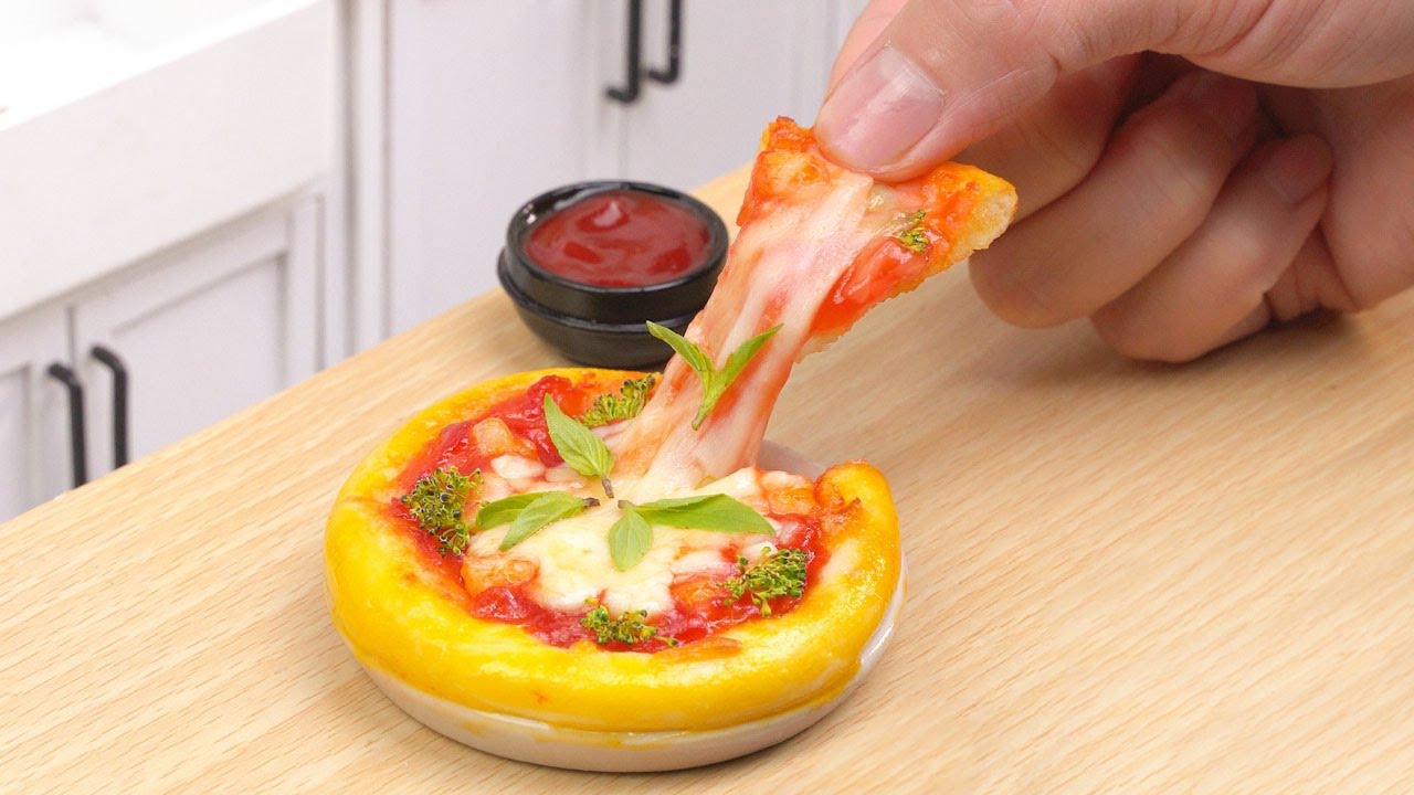 Delicious Miniature New York Pizza Recipe | Best of Miniature Cooking | Tiny Cakes Delicious Miniature New York Pizza Recipe | Best of Miniature Cooking | Tiny Cakes